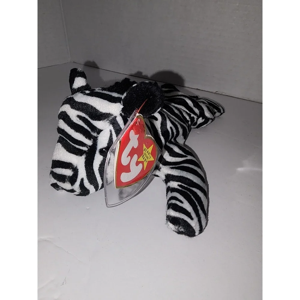 Ry Beanie Babies Ziggy the Zebra December 24 1995 Plush‎